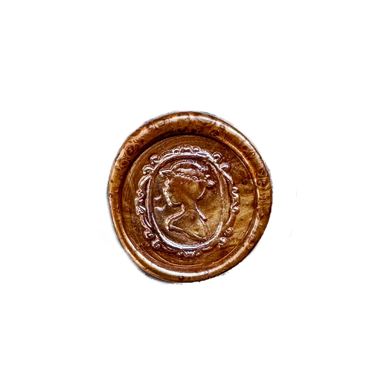 Wax Seal Stamp | Hatted Lady Cameo