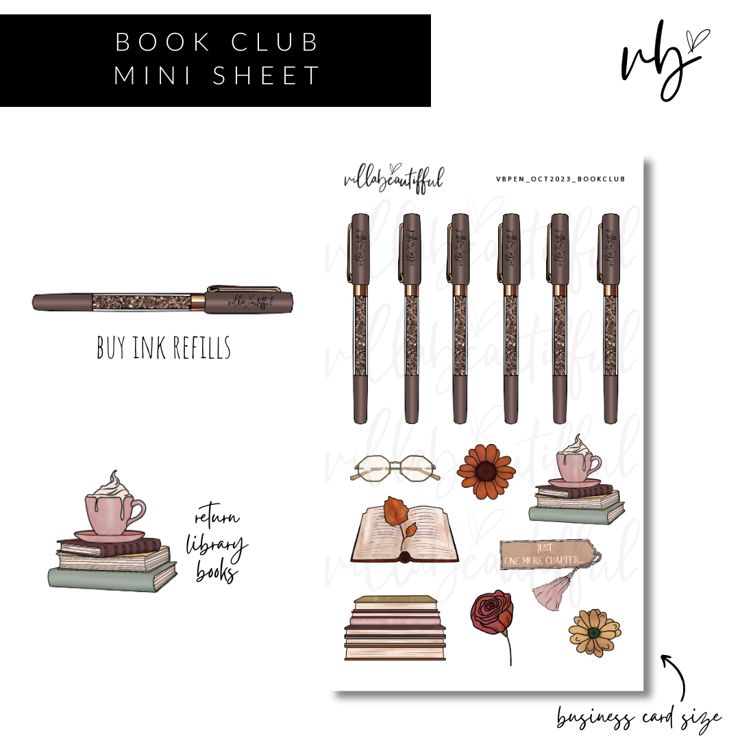 Book Club | VBPen Mini Sticker Sheet