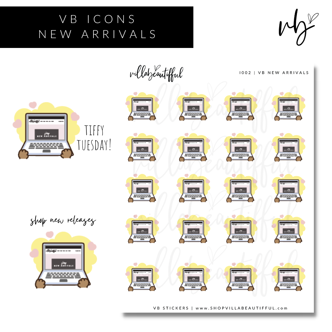 VB Icons | I002 VB New Arrivals Sticker Sheet