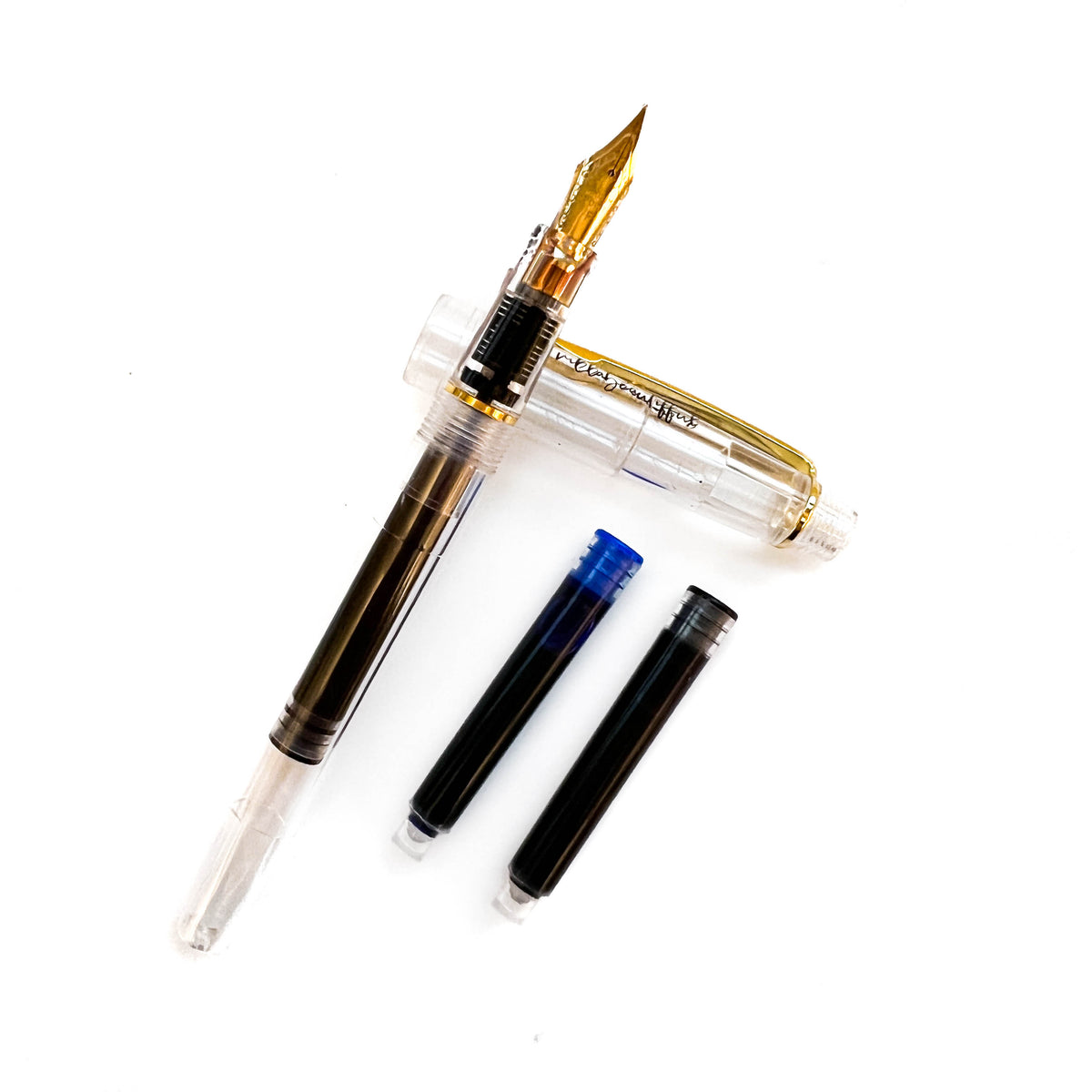VB Fountain Pen | clear + gold