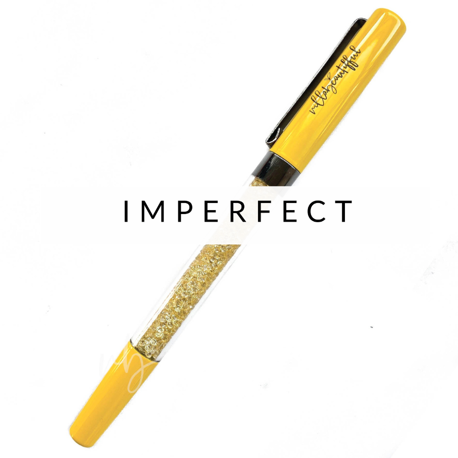 SunGlow Imperfect Crystal VBPen  limited pen – villabeauTIFFul