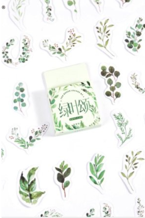 Journal Sticker Pack | Green Leaves