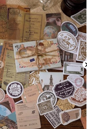Journal Sticker Pack | Vintage Travel