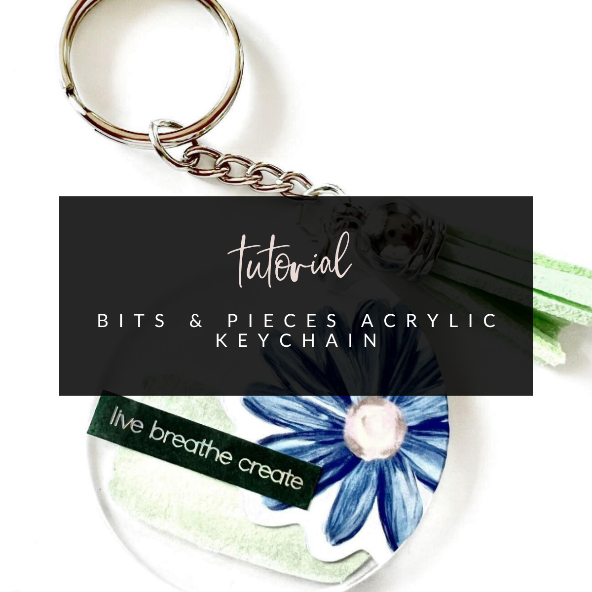 Bits & Pieces Acrylic Keychain