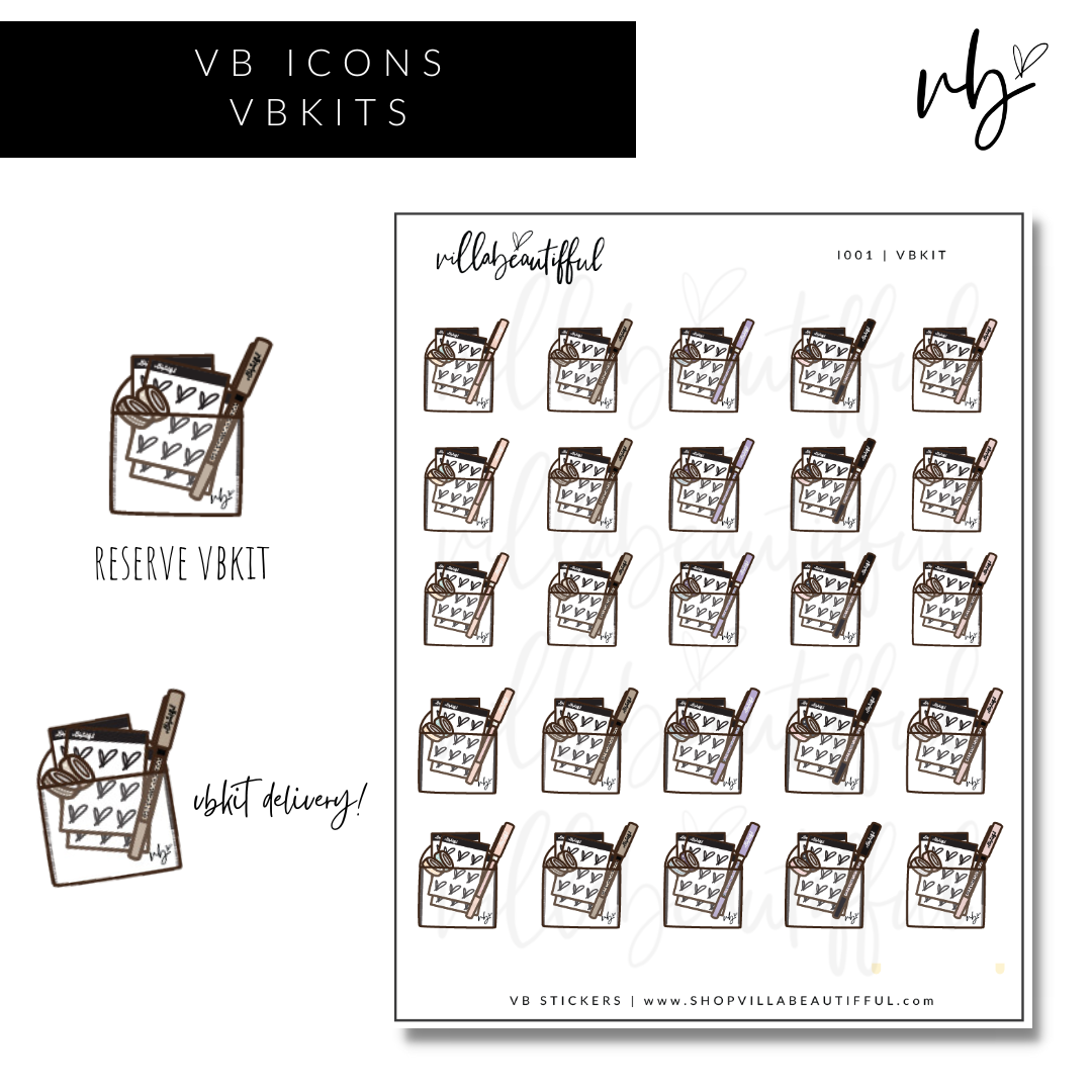 VB Icons | I001 VBKit Sticker Sheet