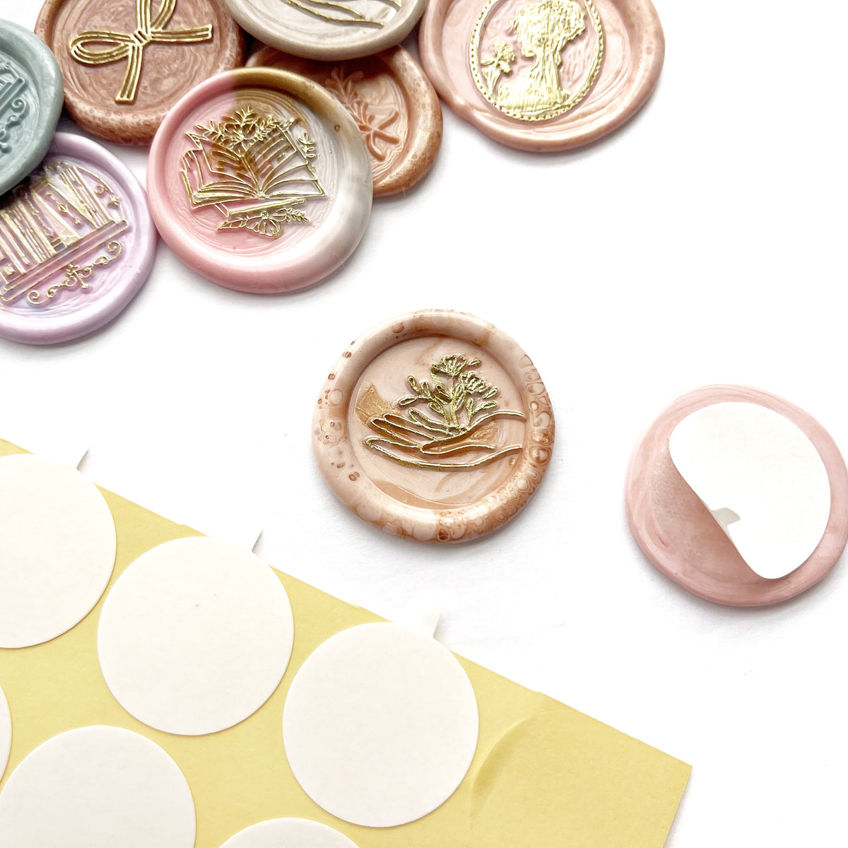 Wax Seal Adhesive Backing Stickers