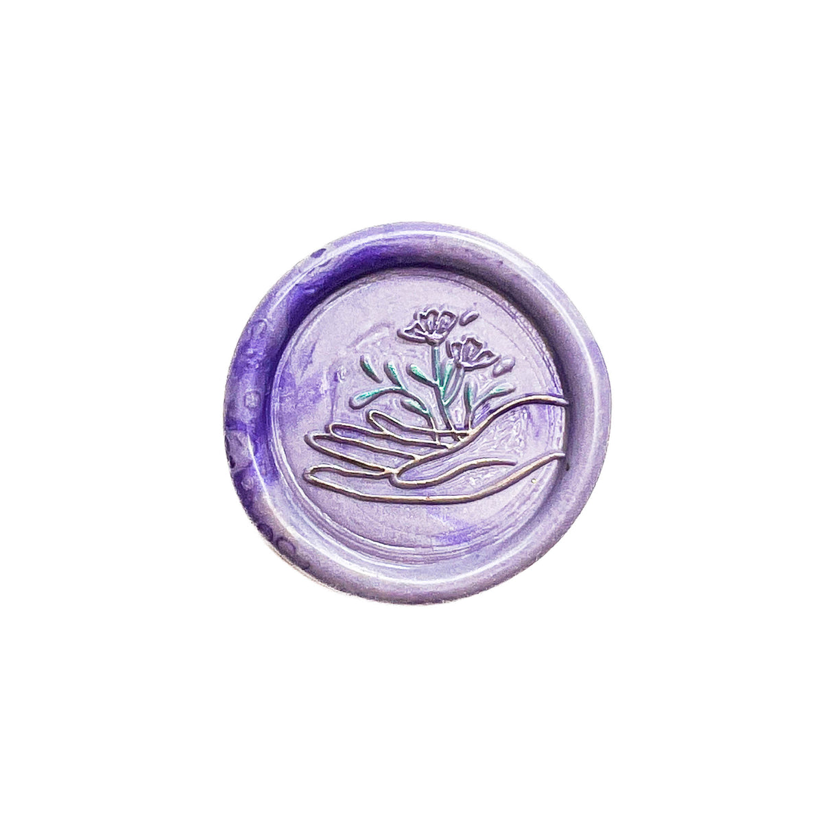 Wax Seal Stamp | Hand Flower