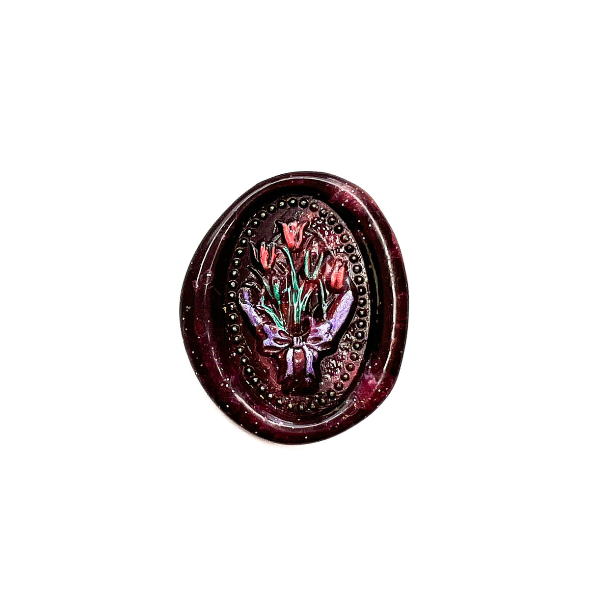 Wax Seal Stamp | Tulips 3D