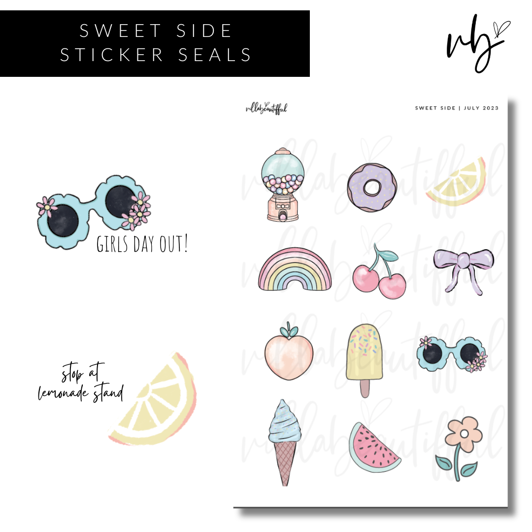 Sweet Side | Sticker Seal Sheet