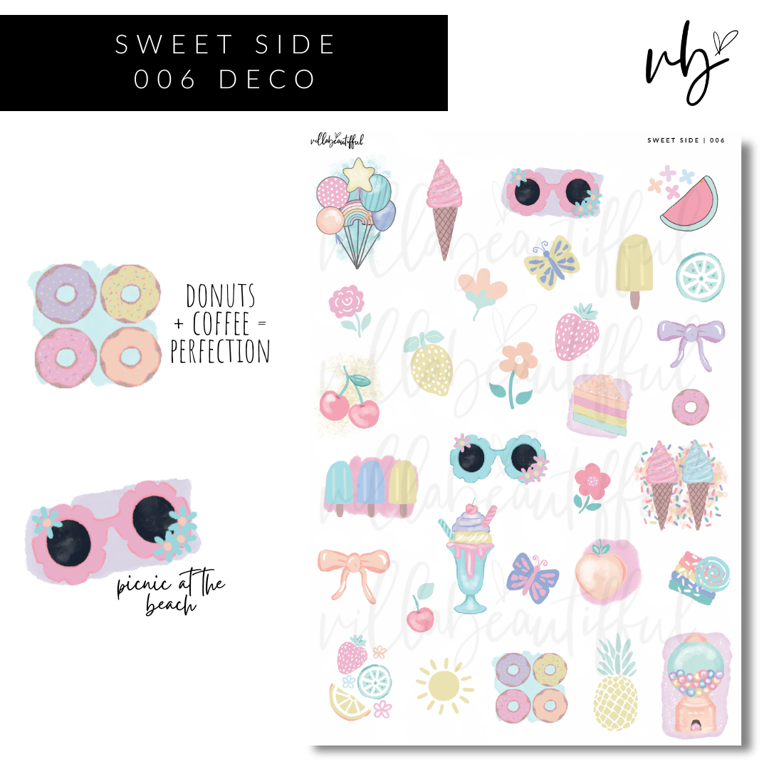 Sweet Side | 06 Deco Sticker Sheet