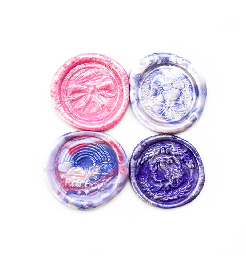 Round Wax Seal Stamp Charms Set - Pen Pal Essentials – Artiful Boutique