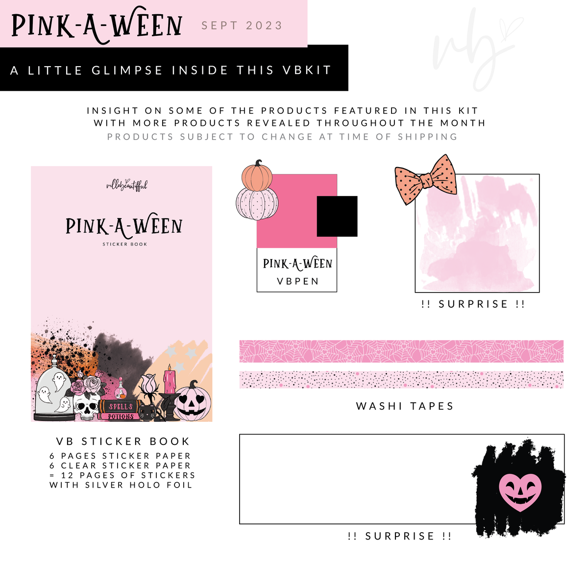 Villabeautifful "Pink-A-Ween" Mini VBKit Reservation