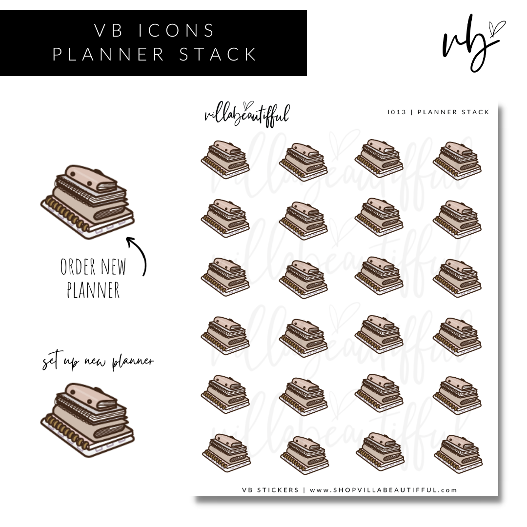 VB Icons | I013 Planner Stack Sticker Sheet