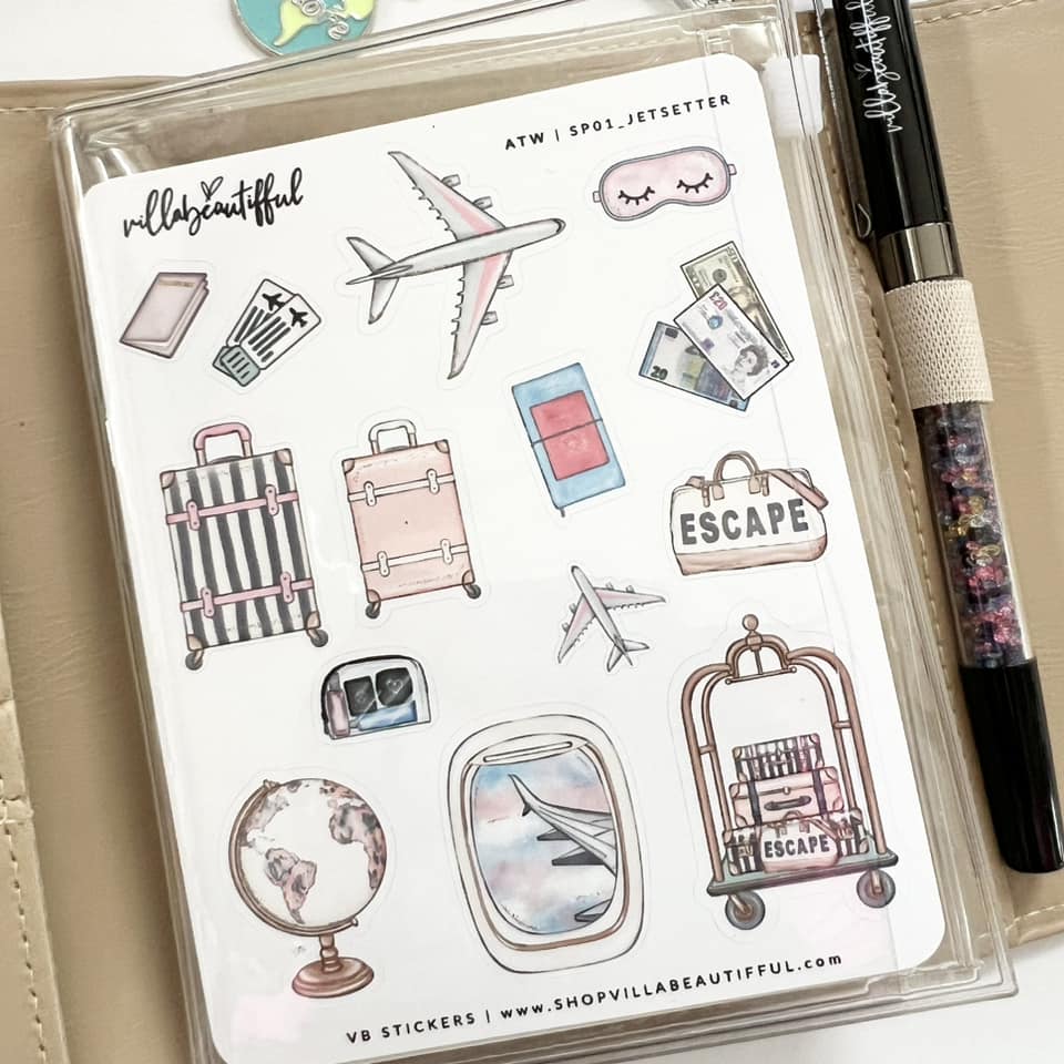 Around the World | 01 Jetsetter Sticker Sheet
