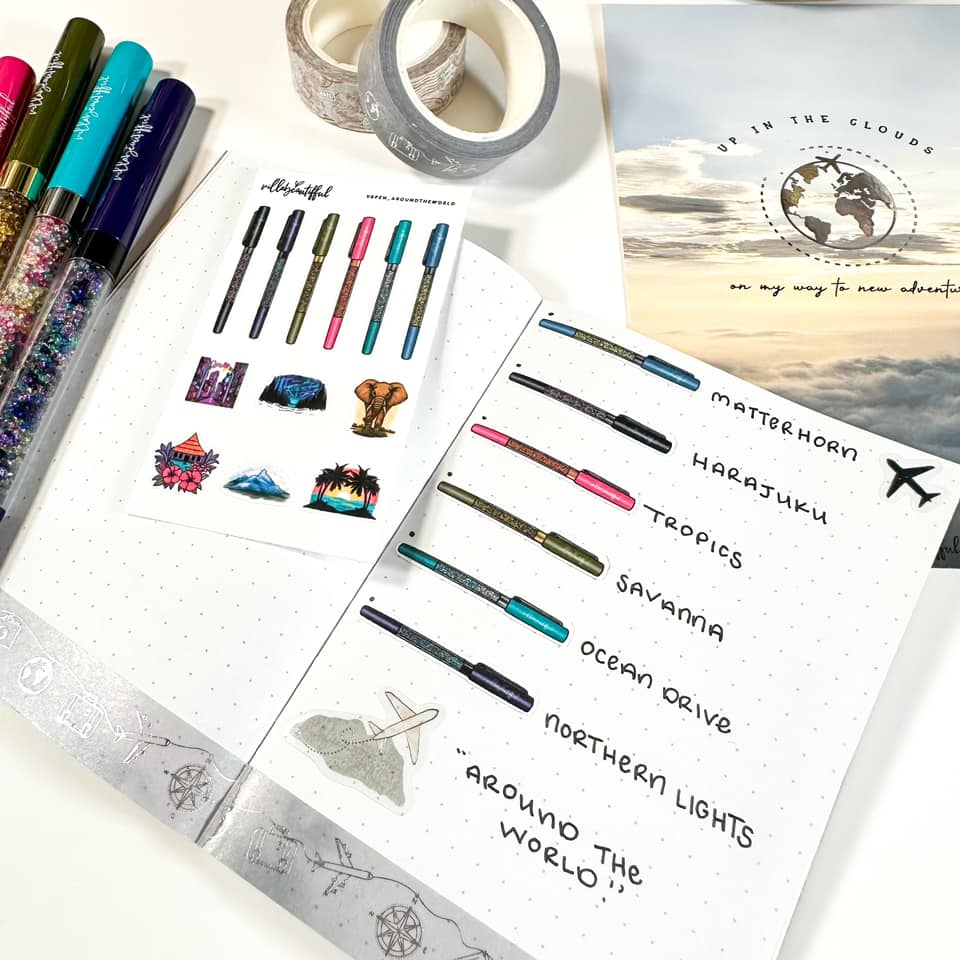 Around The World | VBPen Mini Sticker Sheet