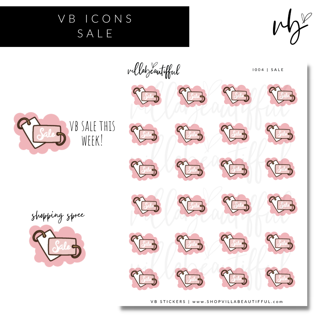 VB Icons | I004 Sale Sticker Sheet