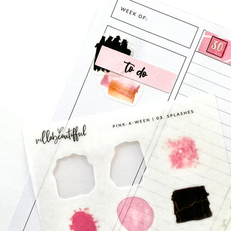 Journal Sticker Pack  Natural Daisy – villabeauTIFFul