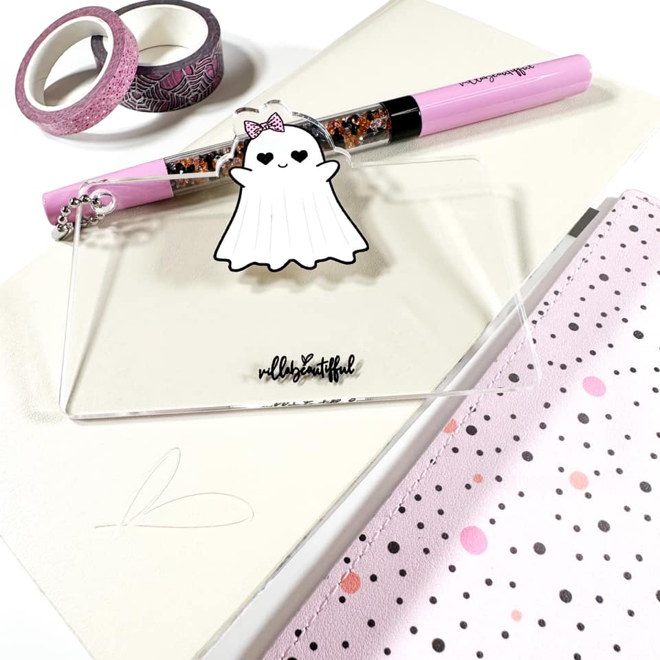 Planner Ghoul Acrylic Washi Tape Card