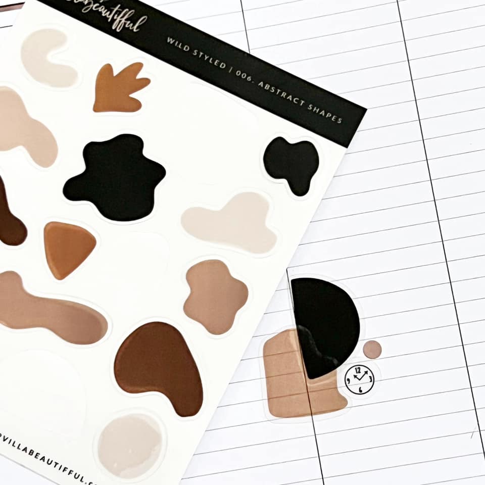 Wild Styled | 06 Abstract Shapes Sticker Sheet