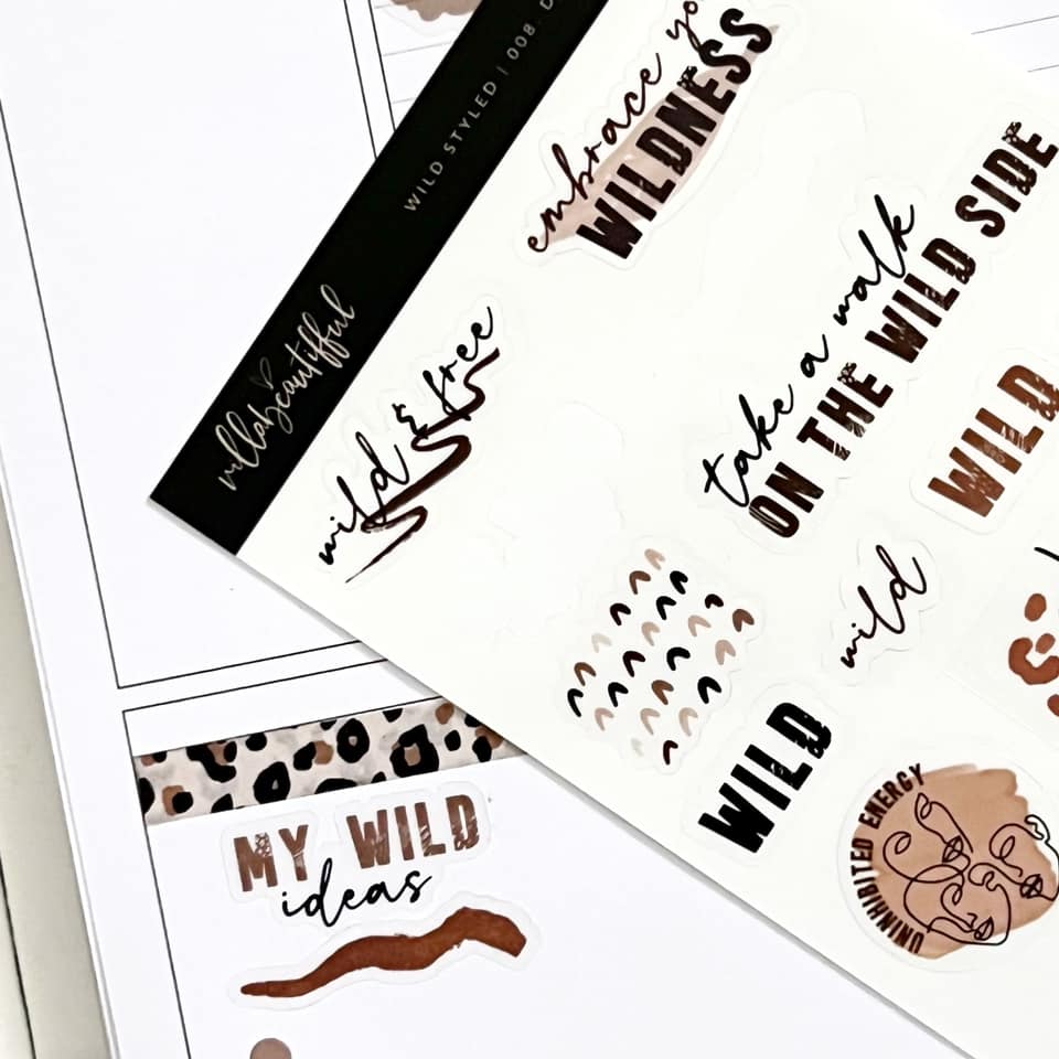 Wild Styled | 08 Deco Quotes Sticker Sheet