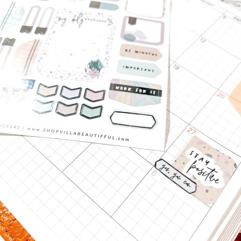 Be Well | Variety Shapes Sticker Sheet