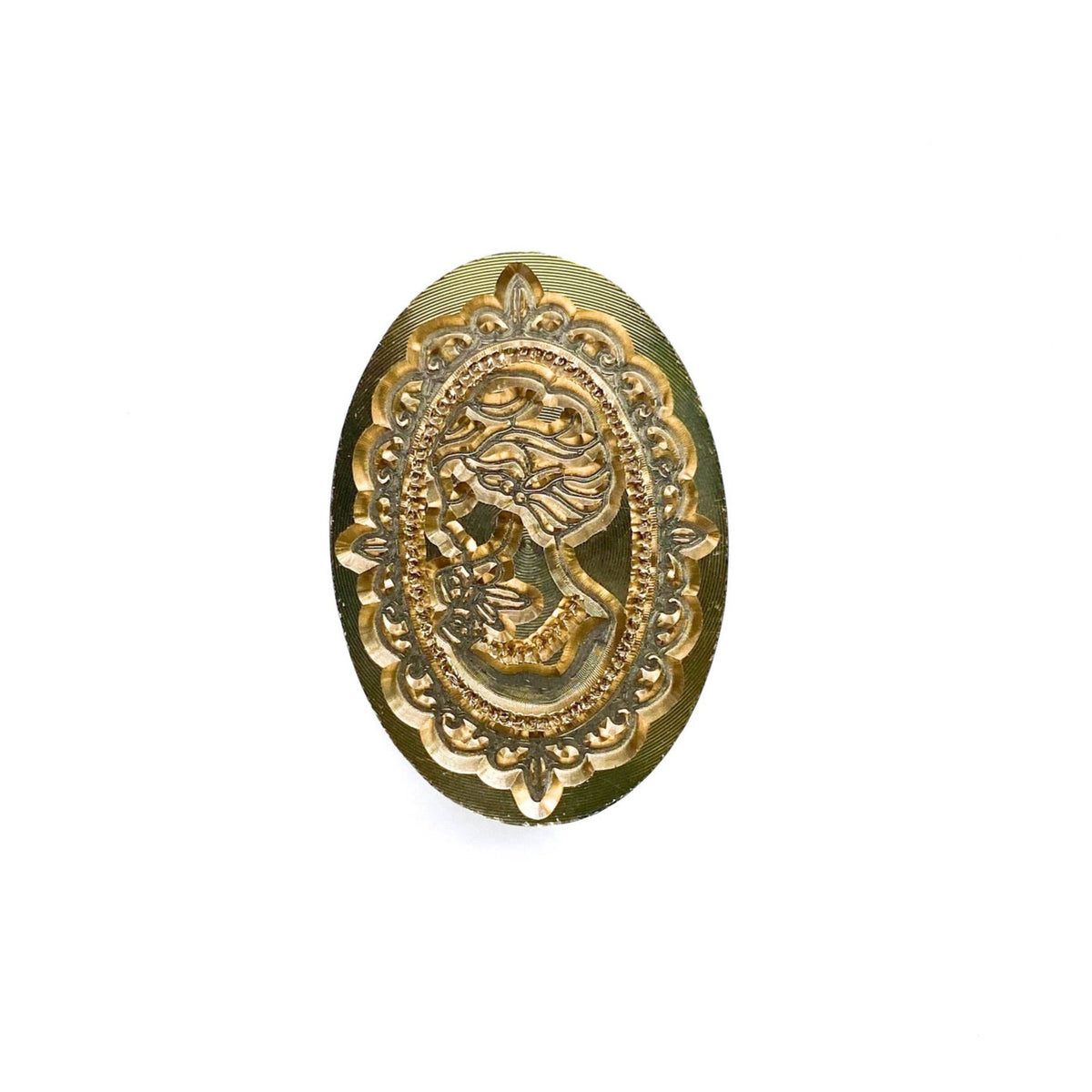 Wax Seal Stamp | Detailed Frame Cameo