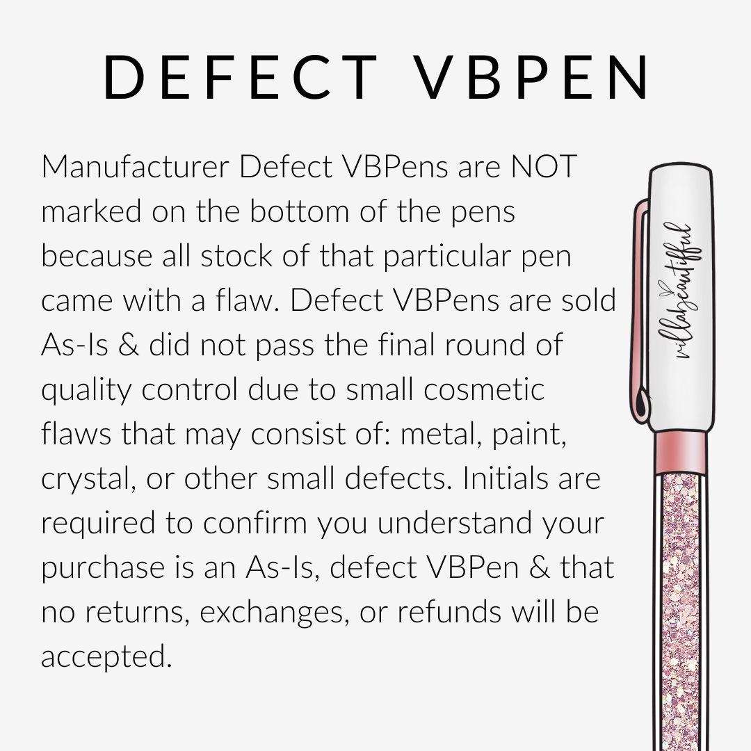 Lucia Defect Crystal VBPen | limited pen