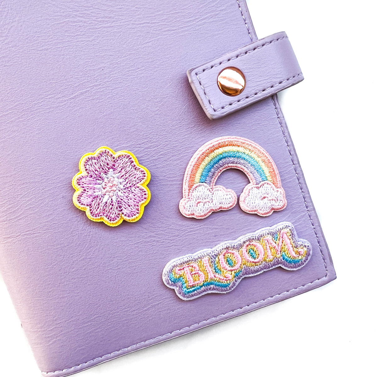 In Bloom Embroidered Adhesive Patches