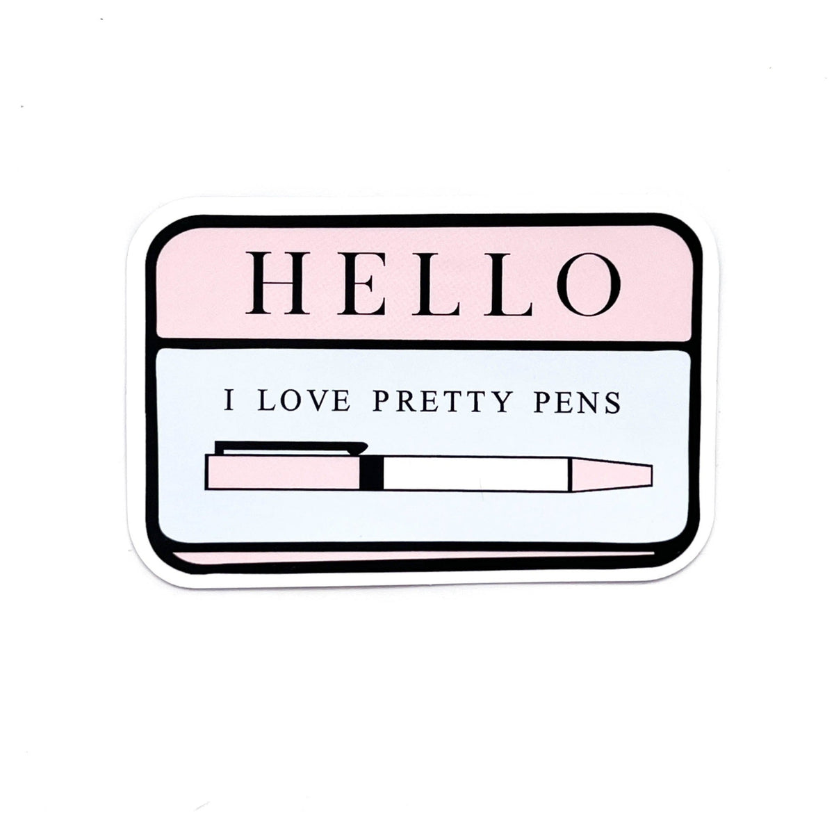 Vinyl Sticker  Pretty Pens Badge – villabeauTIFFul