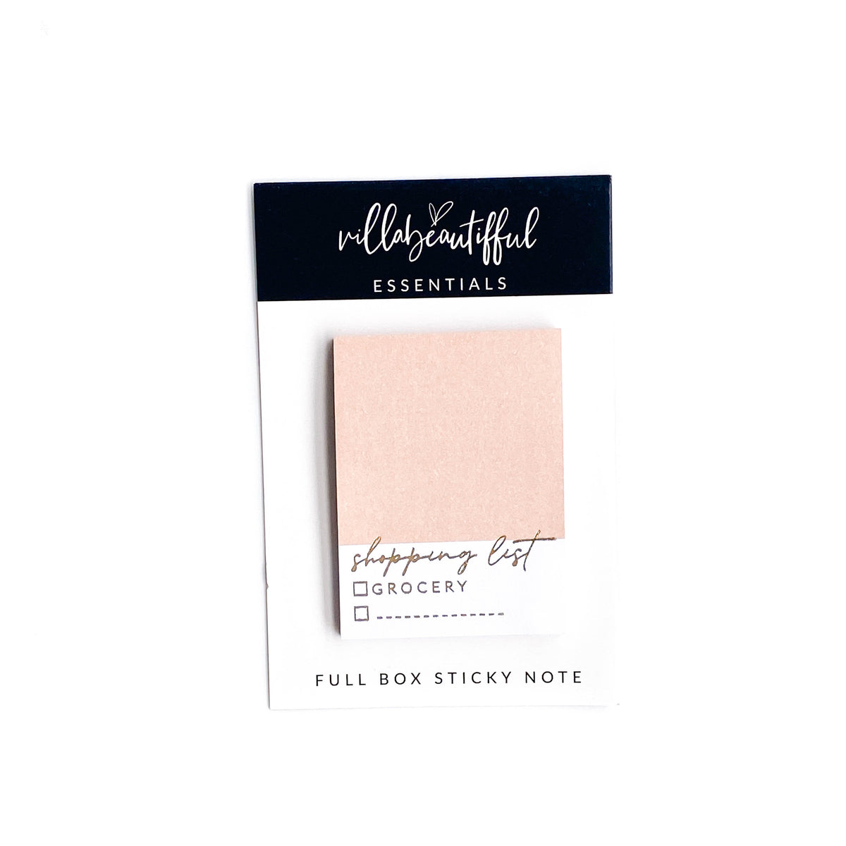 Full Box Sticky Note | Bronzer