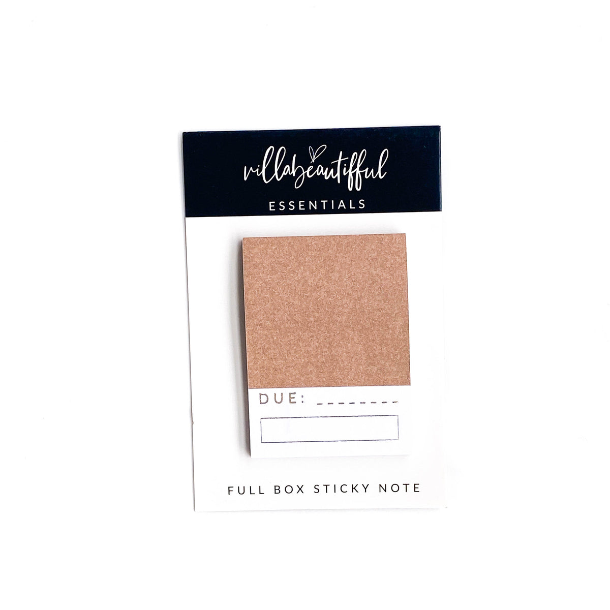 Full Box Sticky Note | Contour