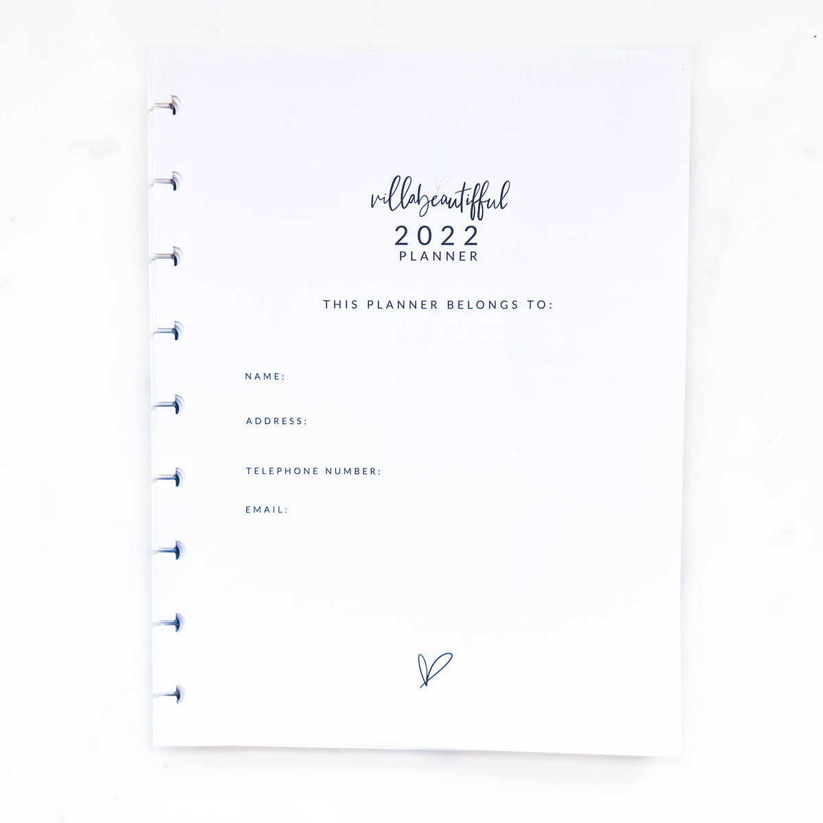 VBPlanner Monthly + Weekly Inserts 2022