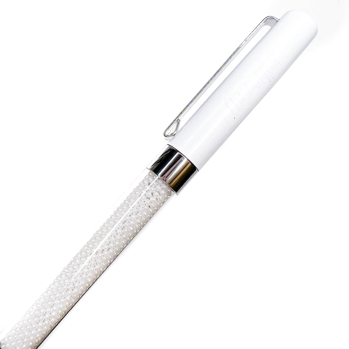 White Floral Crystal VBPen | limited pen